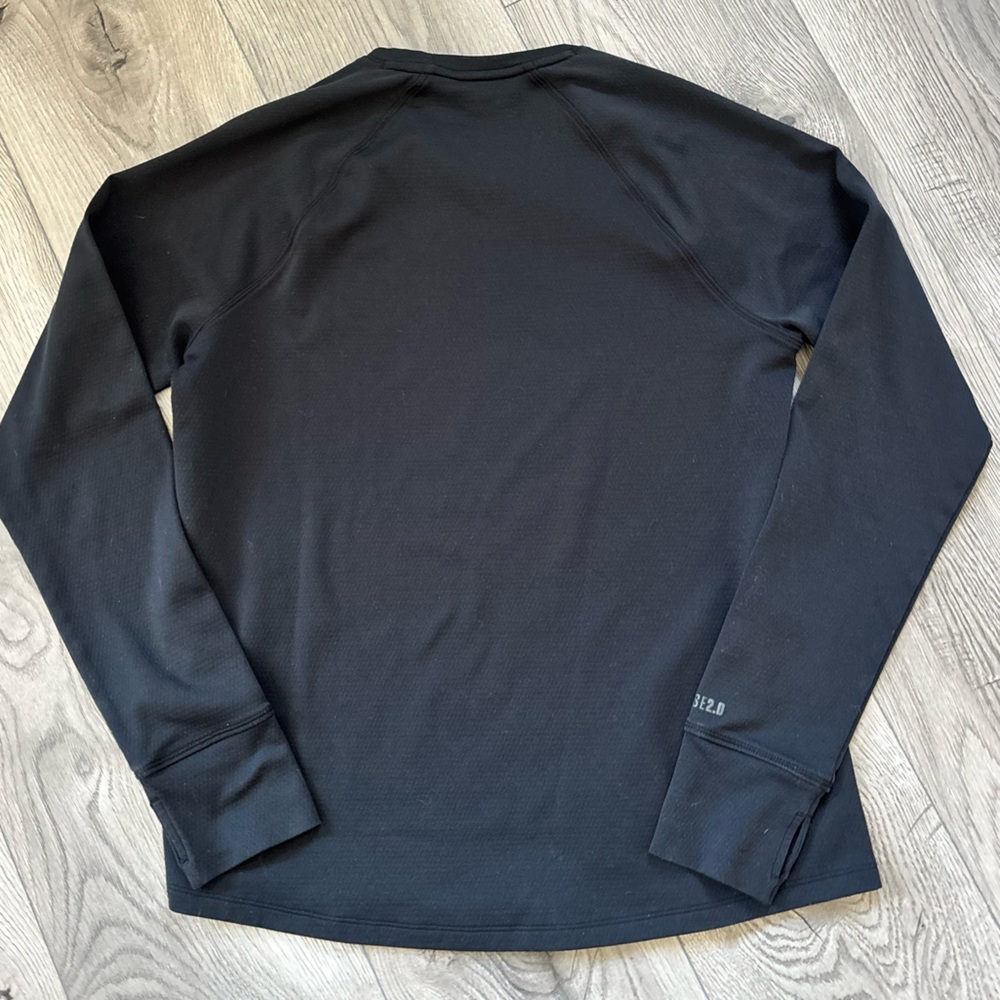 Under Armour Classic Logo ColdGear Black Fitted Long Sleeve Top Women’s Large - Picture 11 of 11